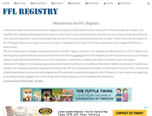 Tablet Screenshot of fflregistry.com